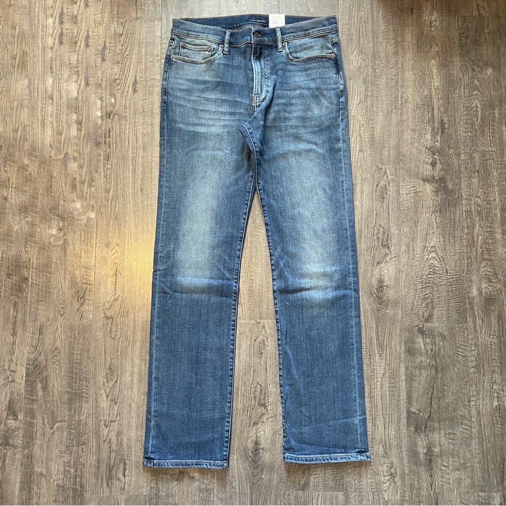 NEW Lucky Brand Jeans Mens 32 x 34 Stretchy Medium Blue 363 Vintage Straight NWT